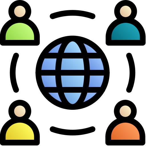 organizacja Generic gradient lineal-color ikona