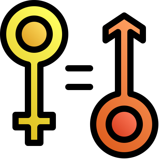 geslachtsgelijkheid Generic gradient lineal-color icoon