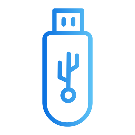 usb-poort Generic gradient outline icoon