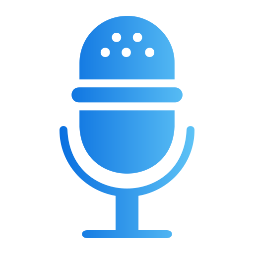 Microphone Generic gradient fill icon