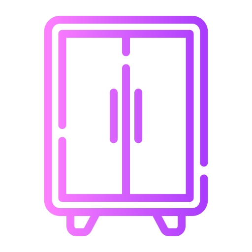 frigorifero Generic gradient outline icona