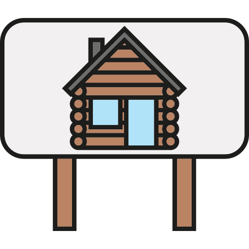 家の看板 Generic color lineal-color icon