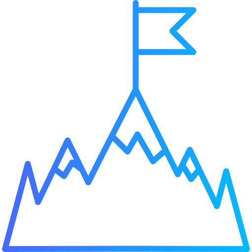 上 Generic gradient outline icon