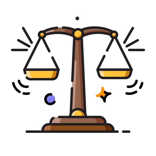 escala de justicia Generic color lineal-color icono