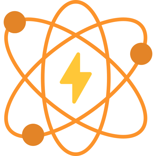 energia atomowa Generic color fill ikona