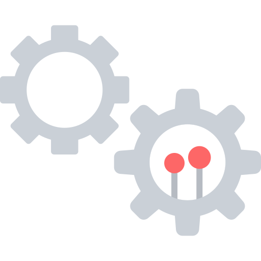 Cogwheels Generic color fill icon