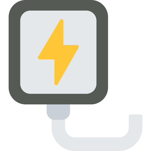 Wireless charger Generic color fill icon