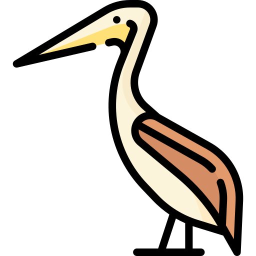 pelicano Special Lineal color Ícone