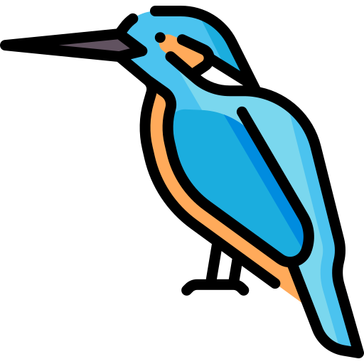 martín pescador Special Lineal color icono