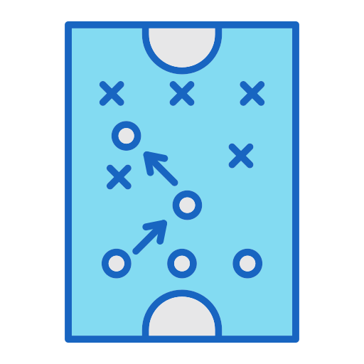 plan de juego Generic color lineal-color icono