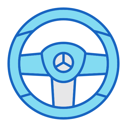 Steering Wheel Generic color lineal-color icon