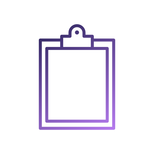 클립보드 Generic gradient outline icon