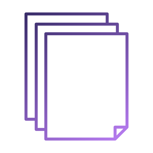 papiery Generic gradient outline ikona