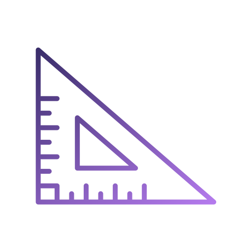ルーラー Generic gradient outline icon