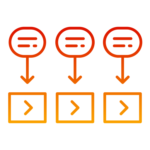 プロセス Generic gradient outline icon