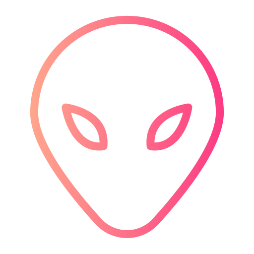 extraterrestre Generic gradient outline Icône