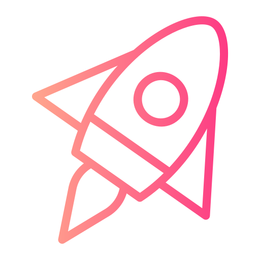 Rocket Generic gradient outline icon