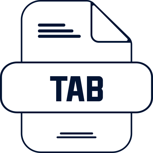 tabblad Generic color outline icoon