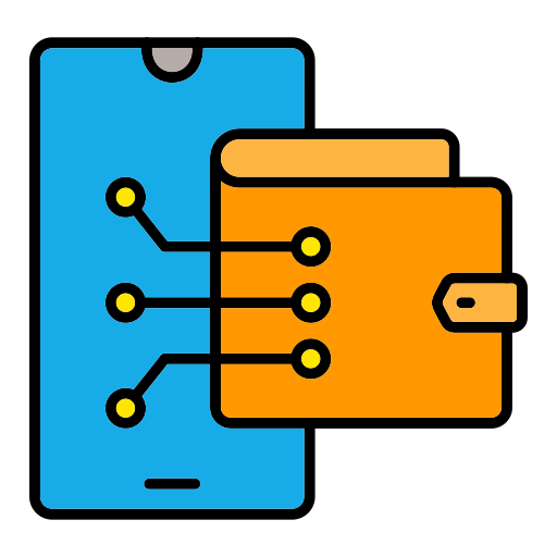 디지털 지갑 Generic color lineal-color icon