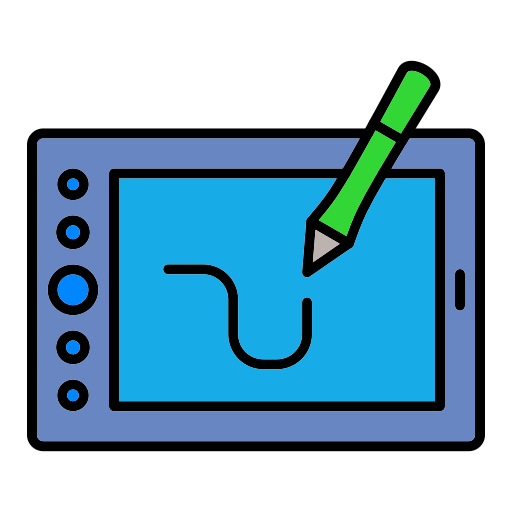 tableta digitalizadora Generic color lineal-color icono