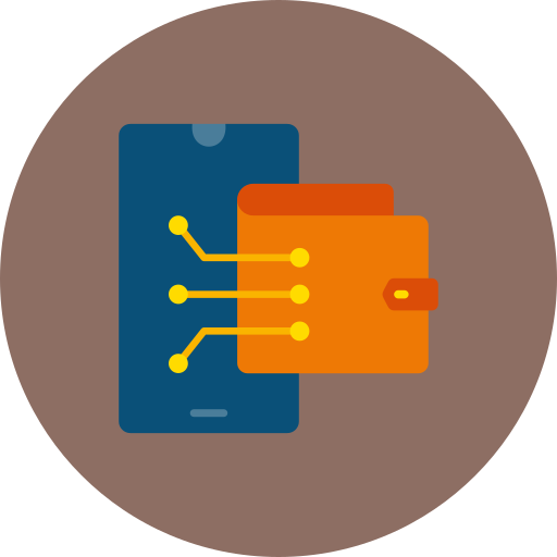 Digital wallet Generic color fill icon