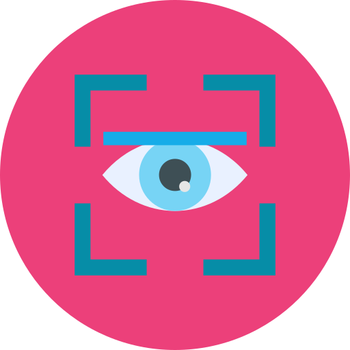 escáner de ojos Generic color fill icono