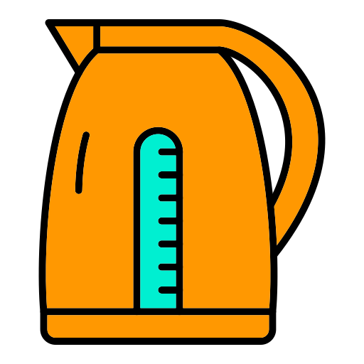 Electric kettle Generic color lineal-color icon