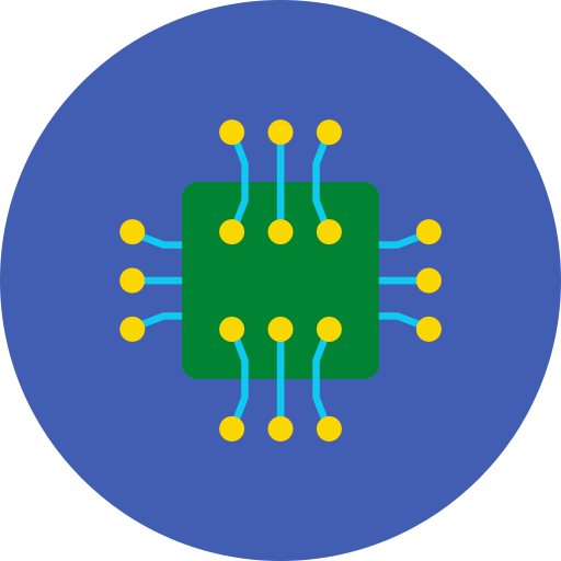 Microchip Generic color fill icon