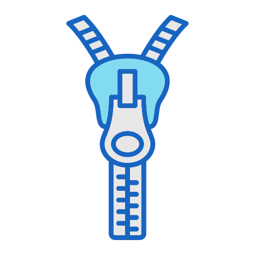 Zipper Generic color lineal-color icon