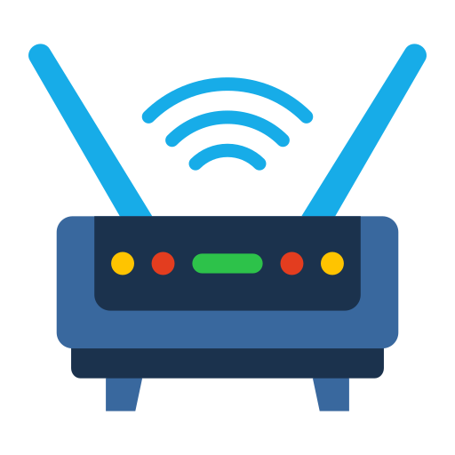 router de wifi Generic color fill icono