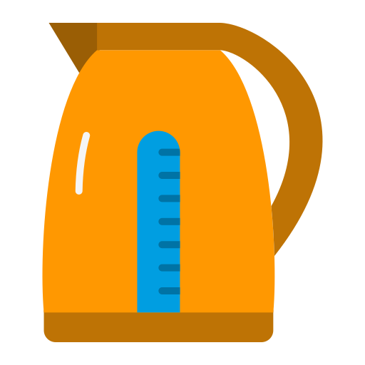 Electric kettle Generic color fill icon