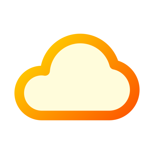 nube Generic gradient lineal-color icono