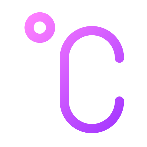 celsius Generic gradient outline Icône