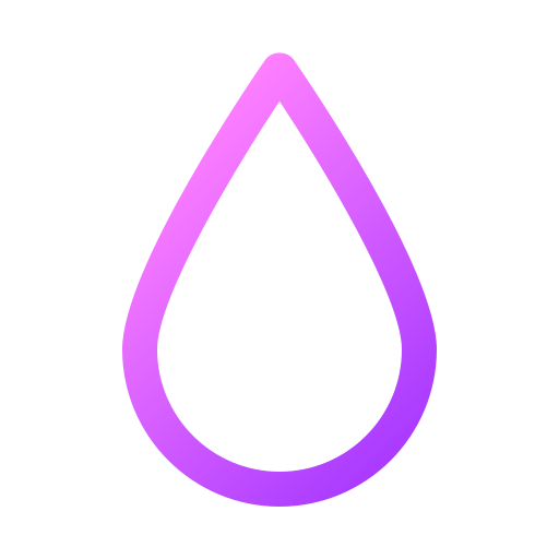 agua Generic gradient outline icono