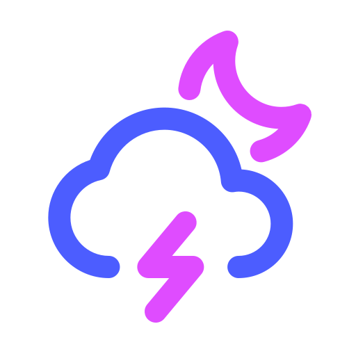 폭풍 Generic color outline icon