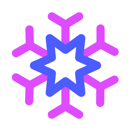 Snowfall Generic color outline icon