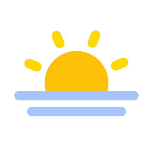 Sunrise Generic color fill icon