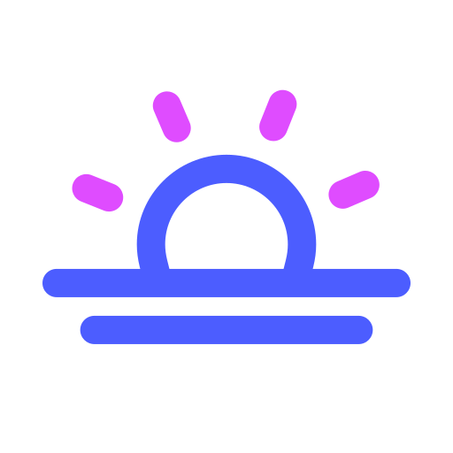 日の出 Generic color outline icon