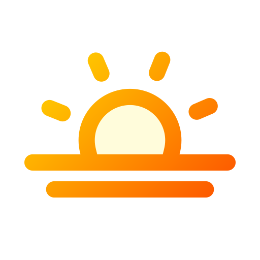 sonnenaufgang Generic gradient lineal-color icon