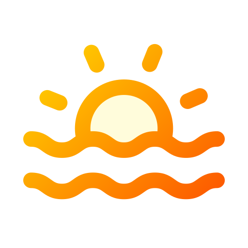 wschód słońca Generic gradient lineal-color ikona
