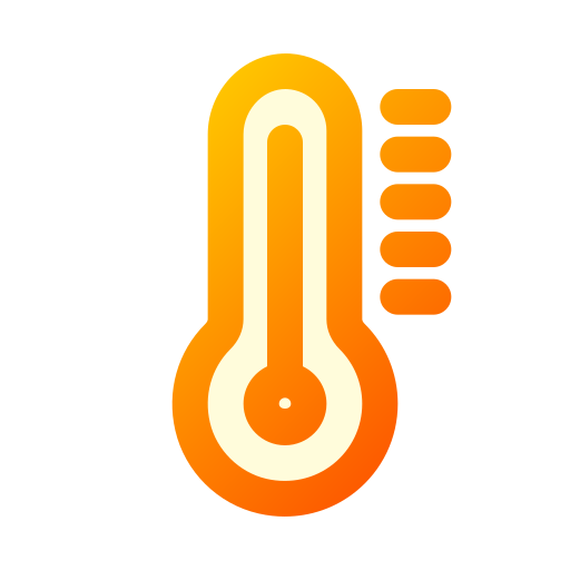 temperatura Generic gradient lineal-color ikona