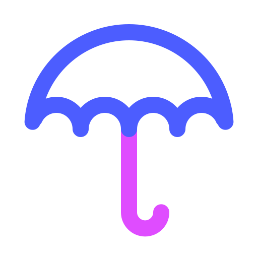 ombrello Generic color outline icona