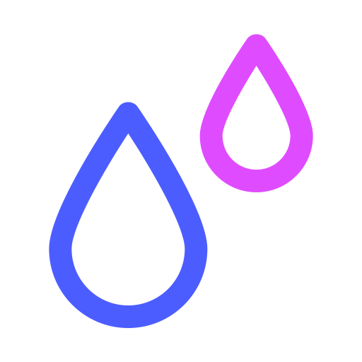 druppels Generic color outline icoon