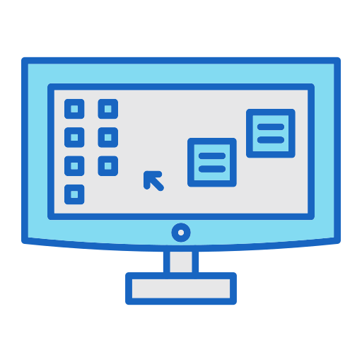 desktop-computer Generic color lineal-color icon