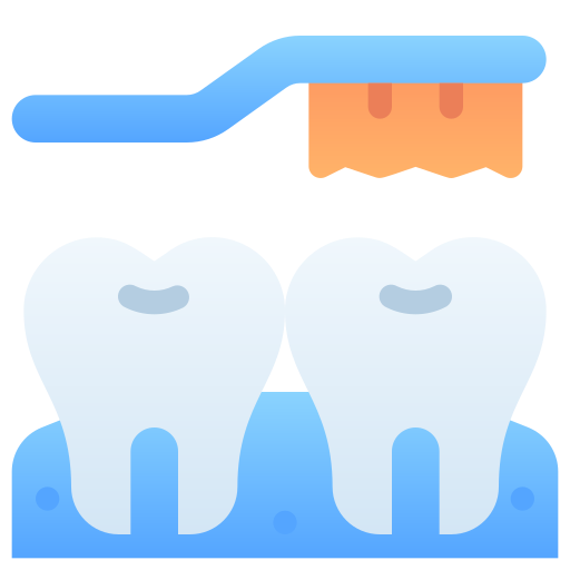 cepillo de dientes Generic gradient fill icono