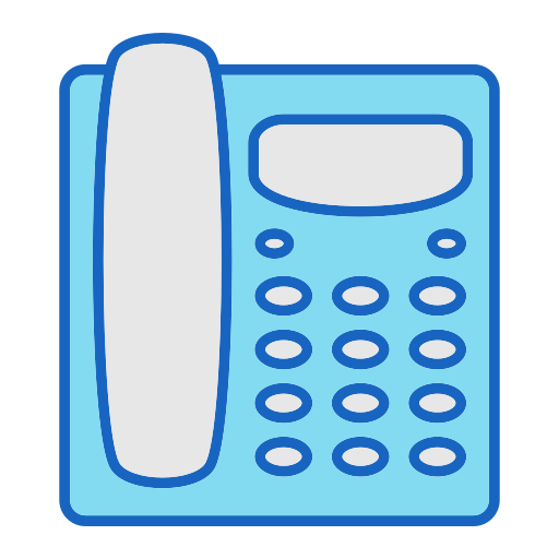 固定電話 Generic color lineal-color icon