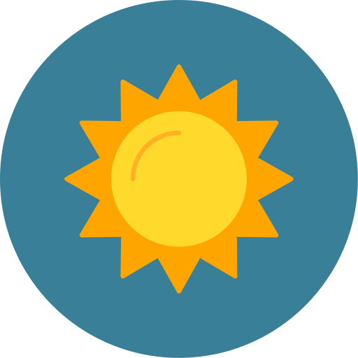 태양 Generic color fill icon