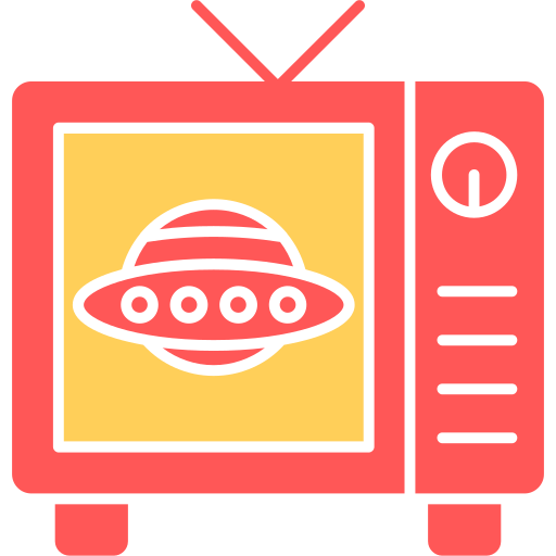 Телевидение Generic color fill иконка