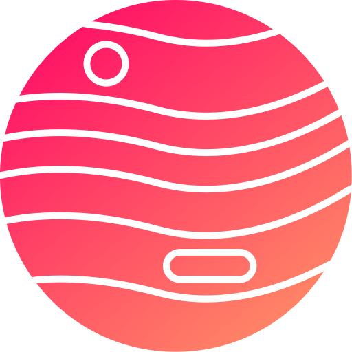 júpiter Generic gradient fill icono