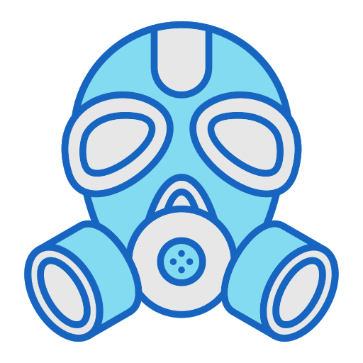 Gas mask Generic color lineal-color icon